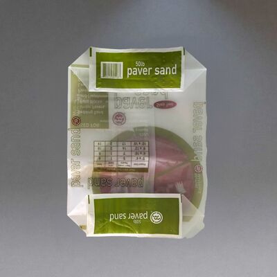 คุณภาพ  Labyrinth breathable Heavy Duty PE Valve Bags with Center Seam for 50LB 22.7kg Paver Sand โรงงาน