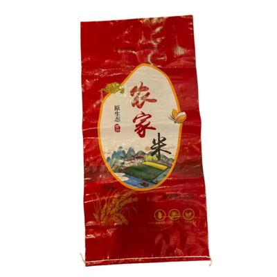 คุณภาพ  BOPP Laminated PP Woven Bag for Rice 20KG 25KG 50KG โรงงาน