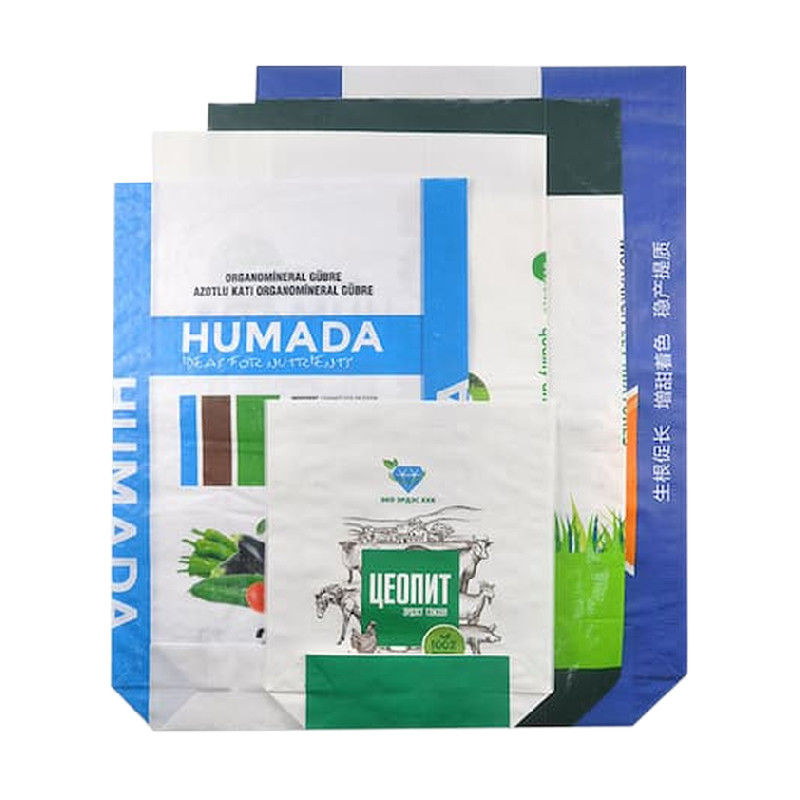 25kg 50kg Animal Feed Packaging Bags Empty PP Woven For Cattle Dog Horse Cat