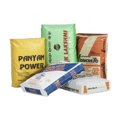 ถุง PP ทอซีเมนต์ 50Kg 25Kg Custom Ad Star Woven Polypropylene Sacks