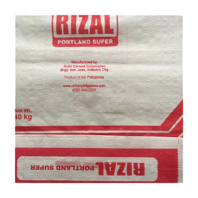 ขายร้อน 25KG 40KG 50KG Ad Star Bags PP Block Bottom Bag ถุงซีเมนต์วาล์วถุงกระสอบซีเมนต์