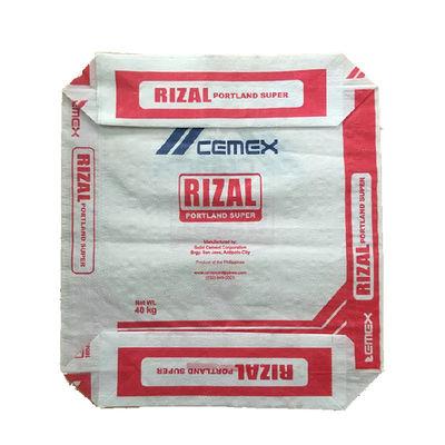 ขายร้อน 25KG 40KG 50KG Ad Star Bags PP Block Bottom Bag ถุงซีเมนต์วาล์วถุงกระสอบซีเมนต์