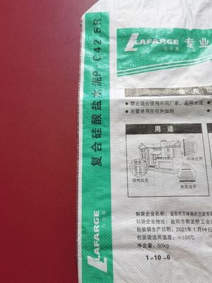 ขายร้อน 25KG 40KG 50KG Ad Star Bags PP Block Bottom Bag ถุงซีเมนต์วาล์วถุงกระสอบซีเมนต์