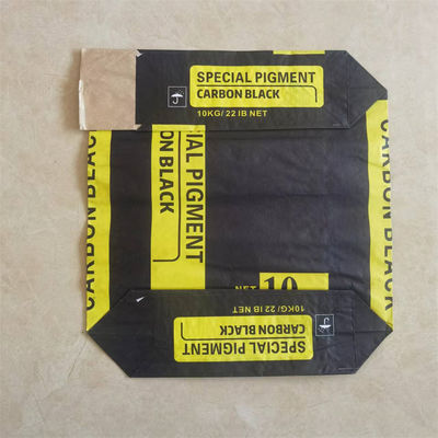 ถุงกระดาษ 3 ชั้น 90 แกรมแบบกำหนดเอง 50 กก. กระดาษคราฟท์ถุงซีเมนต์เปล่า ISO14001