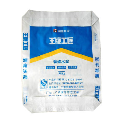 25KG 40KG 50KG ถุงบรรจุซีเมนต์ซีเมนต์สีขาว