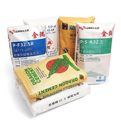 กระเป๋าสะพายผ้าปิดตัวเอง กระเป๋าสะพายซีเมนต์เปล่า กระเป๋าสะพาย PP 20 KG 25 KG 40 KG 50 KG ถุงซีเมนต์