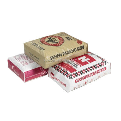 25Kg กระเป๋าสะพาย PP 100 Kg 50 25 ของซีเมนต์ Polypropylene ถุง