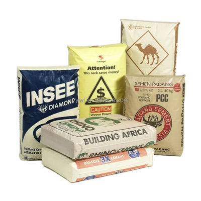 สารสร้างที่ปิดตัวเอง แพคเกจกระเป๋าซีเมนต์ PP พร้อมการบรรจุวาล์ว