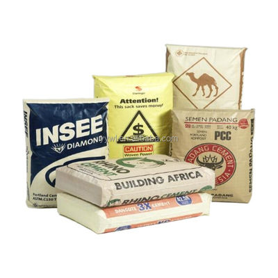 สารสร้างที่ปิดตัวเอง แพคเกจกระเป๋าซีเมนต์ PP พร้อมการบรรจุวาล์ว