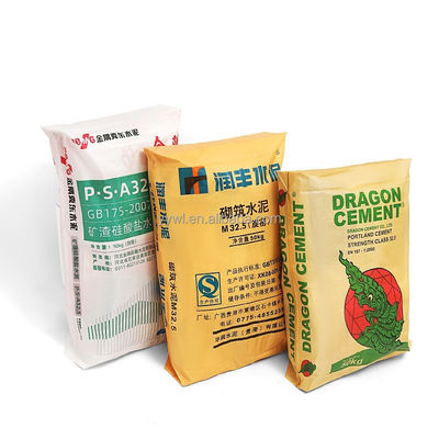 25 กิโลกรัม 50 กิโลกรัม Eco Friendly Woven Empty Bag Of Cement กระเป๋าปลาสติกซีเมนต์
