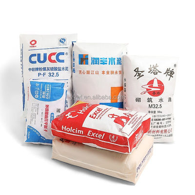 กระเป๋าบรรจุซีเมนต์ AD STAR KON Pp กระเป๋าซีเมนต์เย็บสําหรับ Holcim 25kg ถึง 50kg