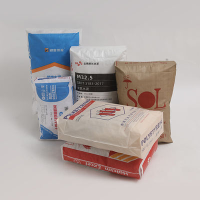 ซีเมนต์ เปิด PP กล่องซากวาล์ว ด้านล่าง 25 KG 40 KG 50 KG