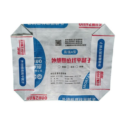 กระเป๋าซีเมนต์พิมพ์วาล์วเต็ม Pp กระเป๋าผสม Bopp เนื้อ 20Kg 25Kg 40Kg