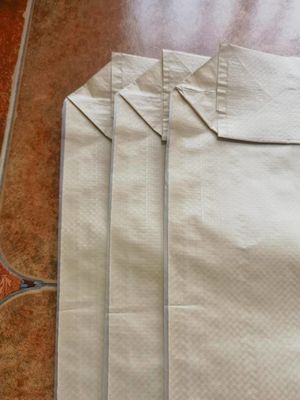 กระเป๋าบรรจุพลาสติกขนาด 60x50x10cm 80GSM สําหรับบรรจุวัสดุก่อสร้าง