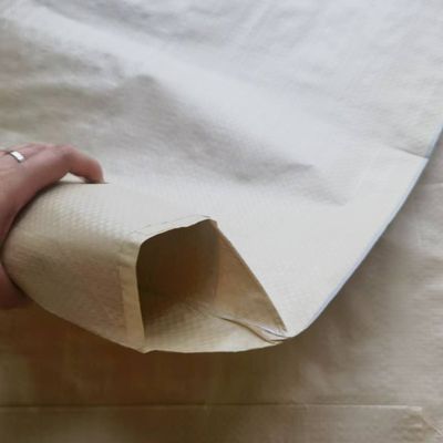 50x60x10cm 85GSM ((65GSM+20GSM) ถุงบรรจุพลาสติกสําหรับบรรจุวัสดุก่อสร้างซีเมนต์