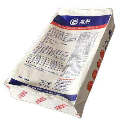 20 กก. 25 กก. กาวติดกระเบื้องพลาสติก BOPP ถุงบรรจุภัณฑ์วัสดุก่อสร้าง