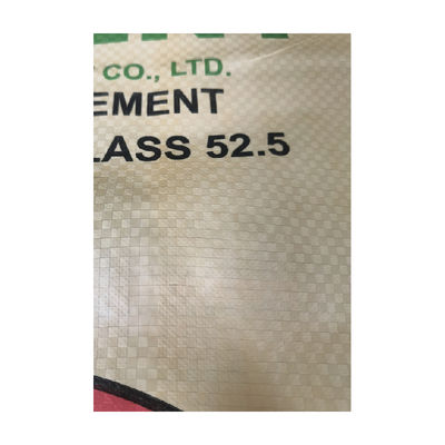 25 KG 40 KG 50 KG กระเป๋าซีเมนต์พับ PP วาล์ว กระเป๋าว่าง อุตสาหกรรม Flexo Printing Packaging