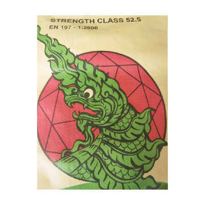 กระสอบทอซีเมนต์ 25 กก. 40 กก. 50 กก. ถุงซีเมนต์เปล่า ถุงวาล์ว PP สำหรับงานอุตสาหกรรมและการพิมพ์เฟล็กโซ