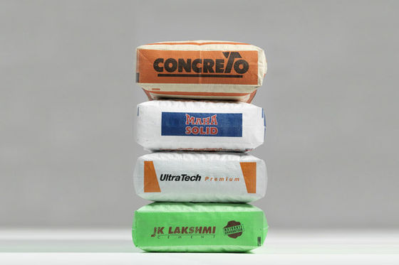 กระเป๋าสะพายท่อพหลโยธินผสมผสานสําหรับ 50 กิโลกรัมตาราง ด้านล่างกระเป๋าสะพายซีเมนต์ ด้านผิว พิมพ์ 100% พหลโยธินบริเวณ