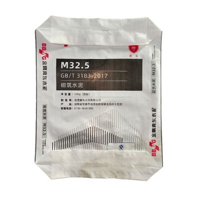 กระสอบวาล์วสาน PP สำหรับบรรจุซีเมนต์ 50 กก. ป้องกันความชื้น