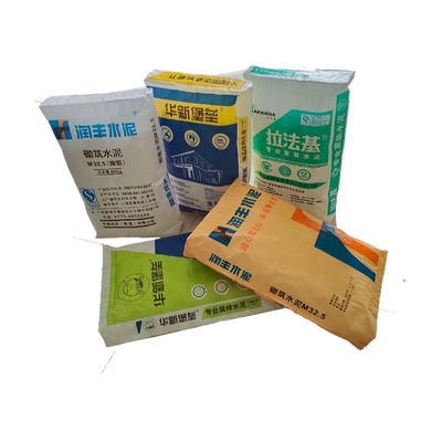 ถุงวาล์วซีเมนต์ทอ PP 80GSM 20-50 กก. ปรับแต่งได้