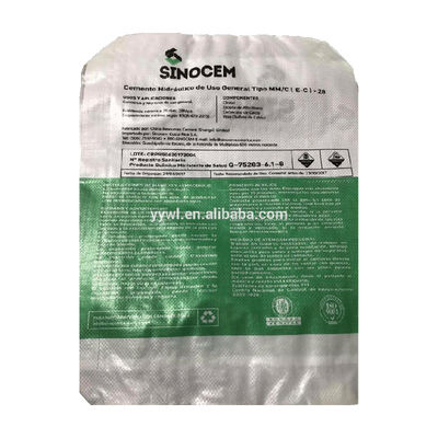 กระเป๋าซีเมนต์วาล์วผสม PP 25KG 50KG กันความชื้น ISO9001