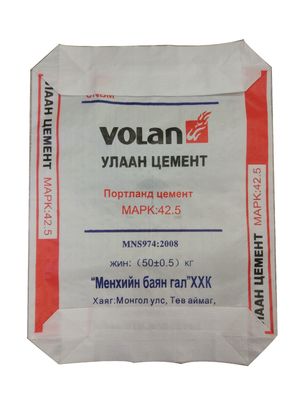 50KG PP ซีเมนต์ถุงกับ PE Lamination หนาว