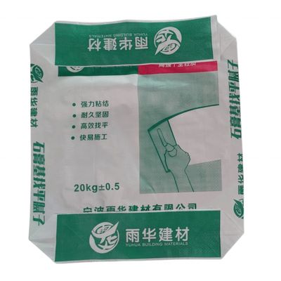 80GSM (60+20) PP Woven Valve Cement Bag with 12 Month Warranty for 50KG Building Powder