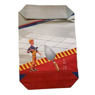 ถุงกระดาษกันน้ำ 2 ชั้น ถุงซีเมนต์ขนาด 20 กก. 90 แกรมพร้อมพิมพ์