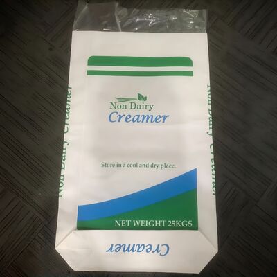 กระเป๋ากระดาษชนิดอาหาร เปิดปากกับล่างบล็อคสําหรับ 25 กิโลกรัม เครมไม่ใช้อวัยพืช