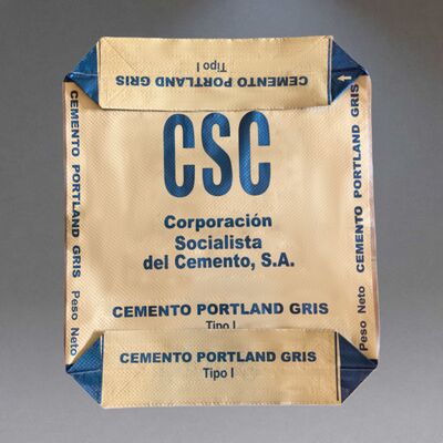 ถุงวาล์วสาน PP กันความชื้นสำหรับบรรจุภัณฑ์ปูนซีเมนต์ 50 กก. สำหรับงานหนัก