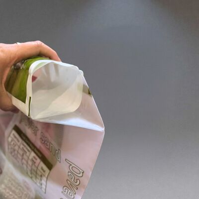 ถุงวาล์ว PE หายใจได้ Labyrinth สำหรับงานหนัก พร้อมตะเข็บกลาง สำหรับทรายปูพื้น 50LB 22.7 กก.