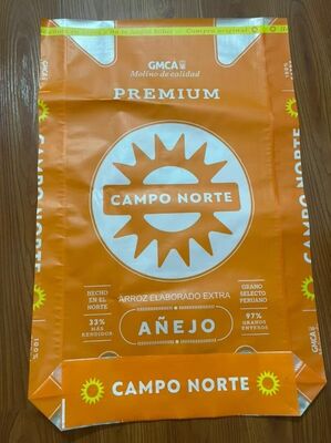 ถุงผ้า PP เคลือบ BOPP สำหรับข้าว 20 กก. 25 กก. 50 กก.