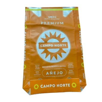 ถุงผ้า PP เคลือบ BOPP สำหรับข้าว 20 กก. 25 กก. 50 กก.