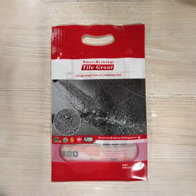 1kg 2kg Tile Grout Packaging Bag BOPA Laminated PE Pouch with Die Cut Handle