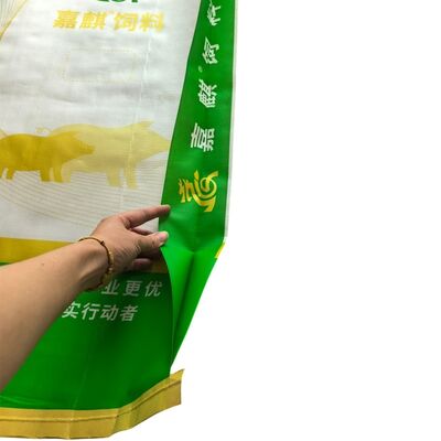 Gravure Printing BOPP Laminated PP Woven Bags for Animal Feed