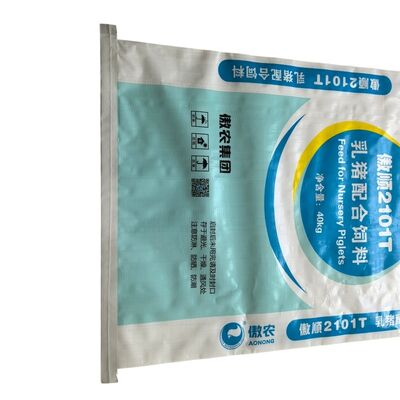 Gravure Printing BOPP Laminated PP Woven Bags for Animal Feed