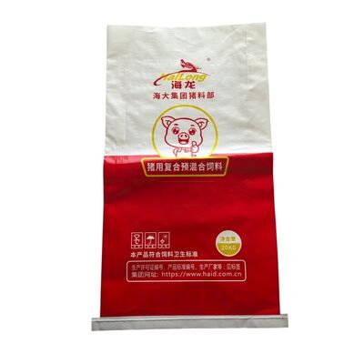 Gravure Printing BOPP Laminated PP Woven Bags for Animal Feed